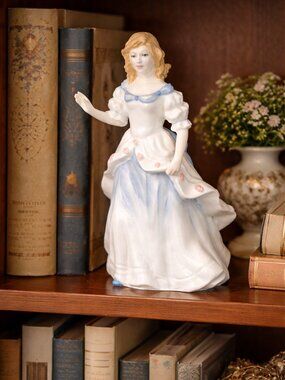Vintage Royal Doulton Laura Figurine HN3760, English Bone China Collectible